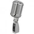 Pyle Pyle PYLPDMICR42SL Classic Retro Vintage-Style Dynamic Vocal Microphone - Silver PYLPDMICR42SL